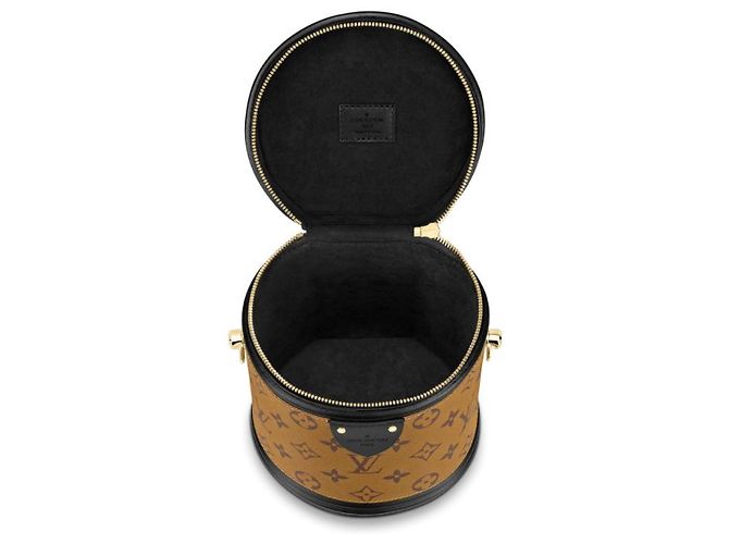 Louis Vuitton Borsa Cannes rovesciata con monogramma LV Cannes Marrone - vista 3