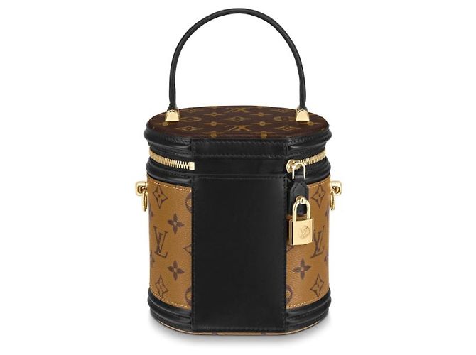Louis Vuitton Borsa Cannes rovesciata con monogramma LV Cannes Marrone - vista 5