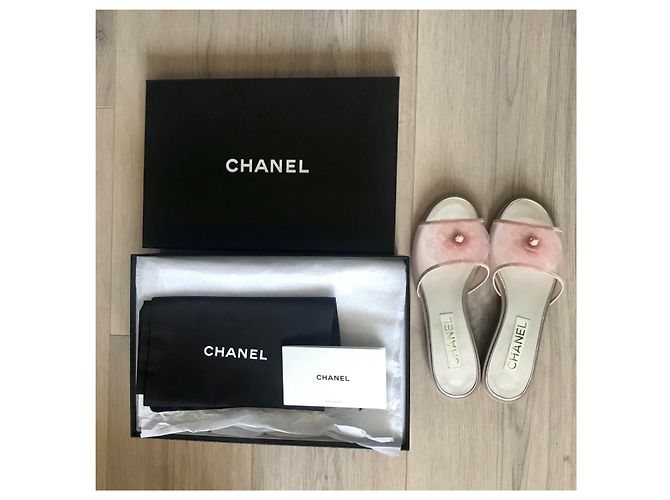 Chanel Sabot camelia rosa - vista 2