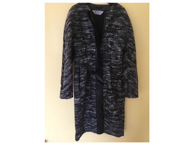 Sportmax Wool Coat Dark Grey - view 2