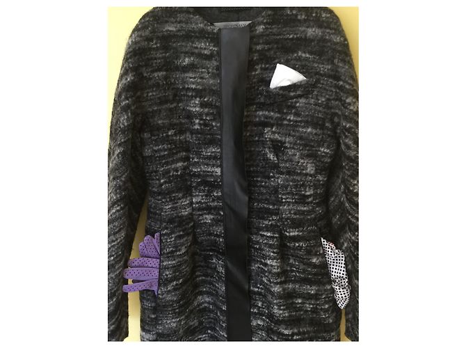 Sportmax Wool Coat Dark Grey - view 5