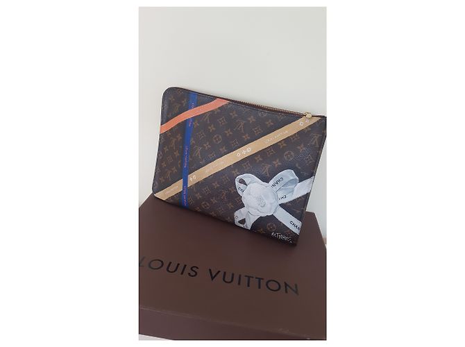 Louis Vuitton Vuitton Kupplung Dunkelbraun - Ansicht 6