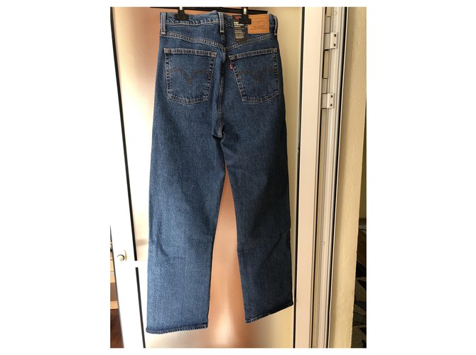 Vaqueros Levi's Ribcage Azules Denim Talla 30 - vista 5