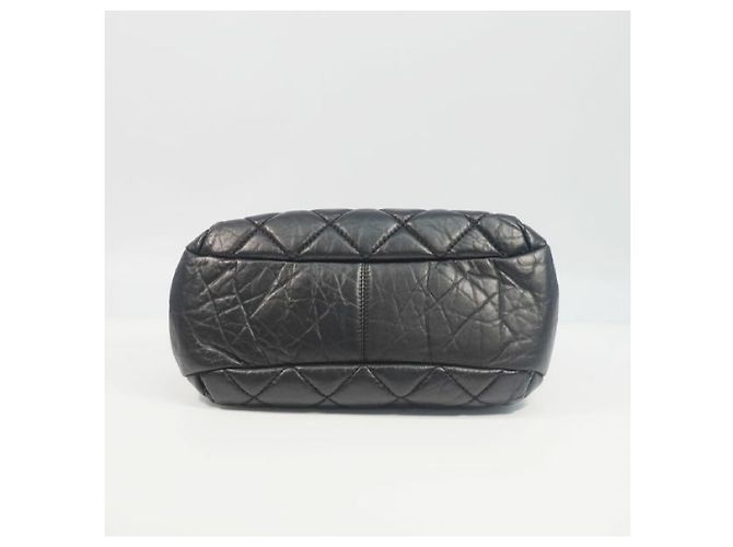 Sac Clutch Vintage Bandoulière Chaîne - Noir - Années 80/90