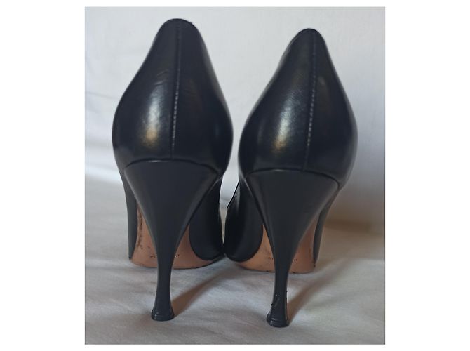 Alaïa Pumps aus schwarzem Leder mit 11cm Absatz - Ansicht 5