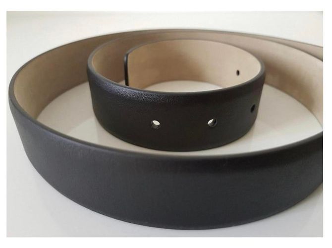 Chanel Men's Belt In Black calf leather / Size 95 / New Never worn - view 3