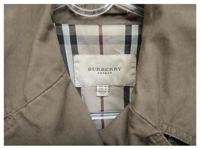 gabardina burberry london 36 Caqui - vista 4