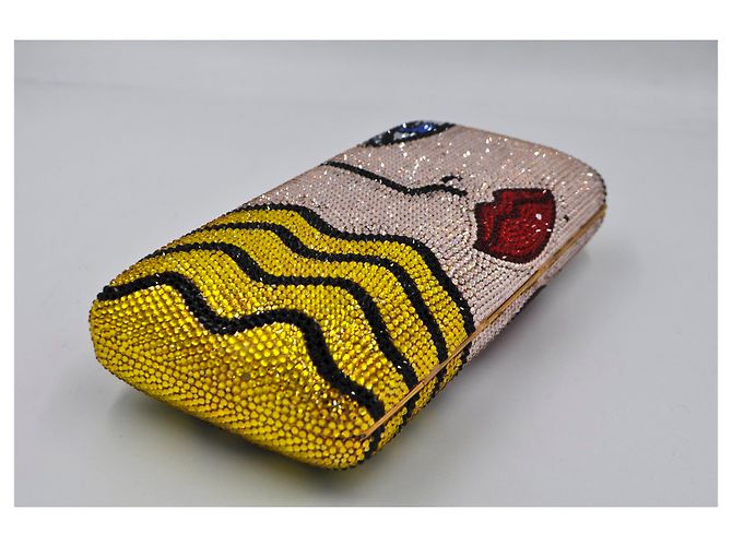 Sylvia Toledano pochette a mano in metallo e strass 2000'S Multicolore - vista 3
