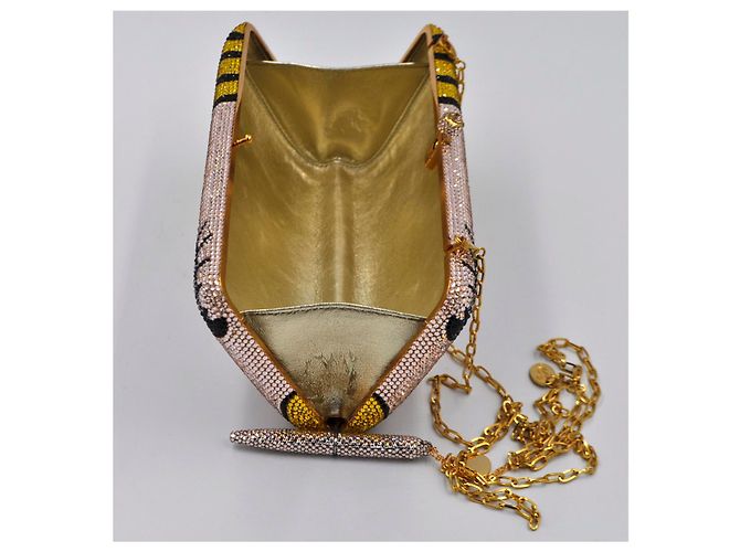 Sylvia Toledano pochette a mano in metallo e strass 2000'S Multicolore - vista 4