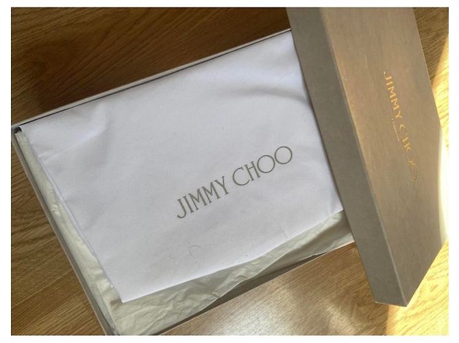 Décolleté Jimmy Choo Anouk in nubuck nero - vista 3