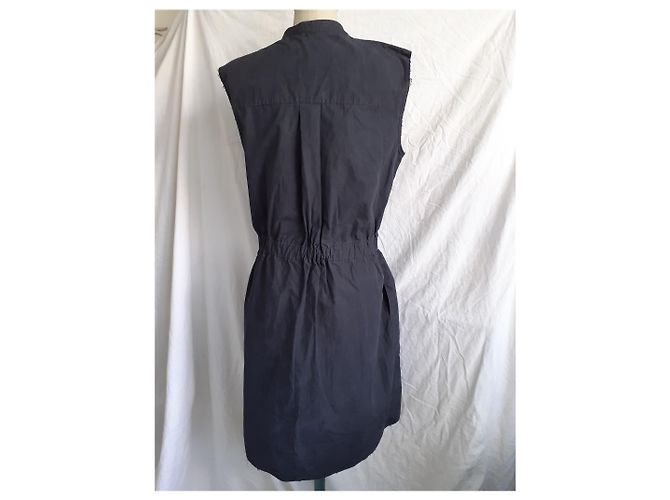 Vestido Joseph Somerset Negro de Algodón - vista 5