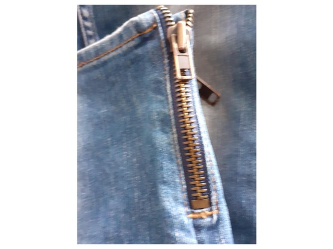 Jeans Sandro blu in cotone - vista 2