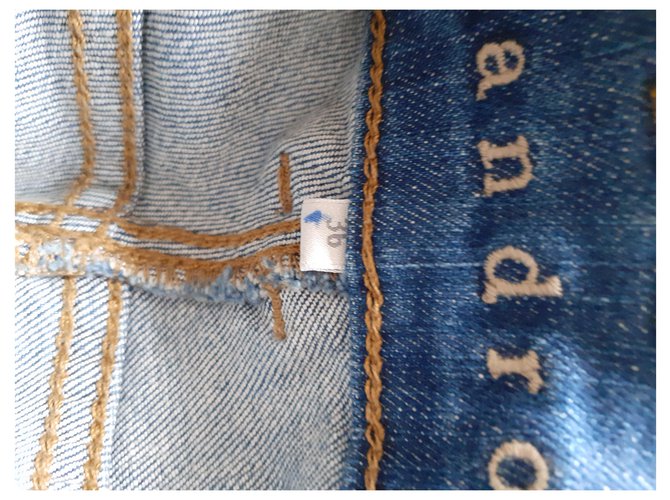 Jeans Sandro blu in cotone - vista 3
