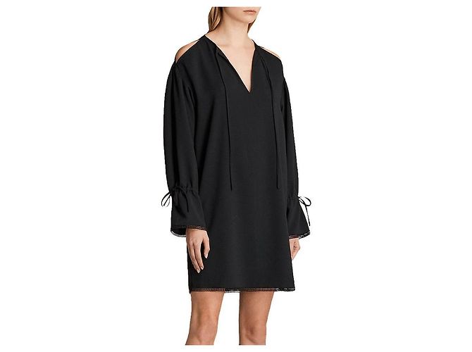 All Saints Aster Kleid neu Schwarz - Ansicht 3