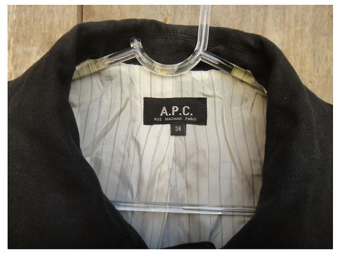 Abrigo ligero de algodón negro Apc 38 - vista 2