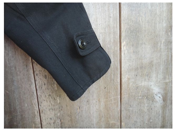 Abrigo ligero de algodón negro Apc 38 - vista 7