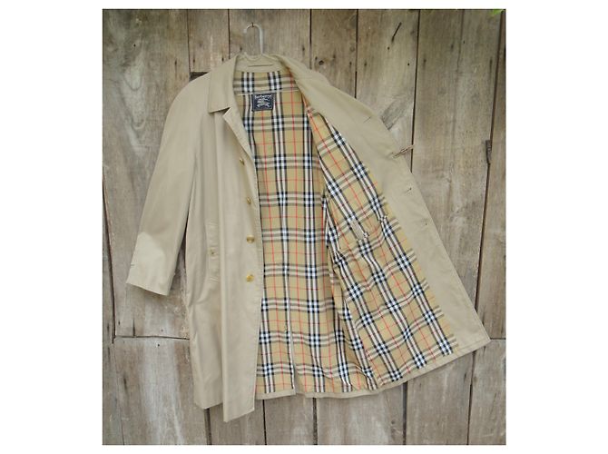 impermeabile uomo Burberry vintage t 54 Beige - vista 5