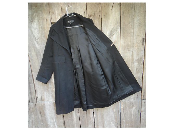 Abrigo Claudie Pierlot t 3 Negro - vista 4