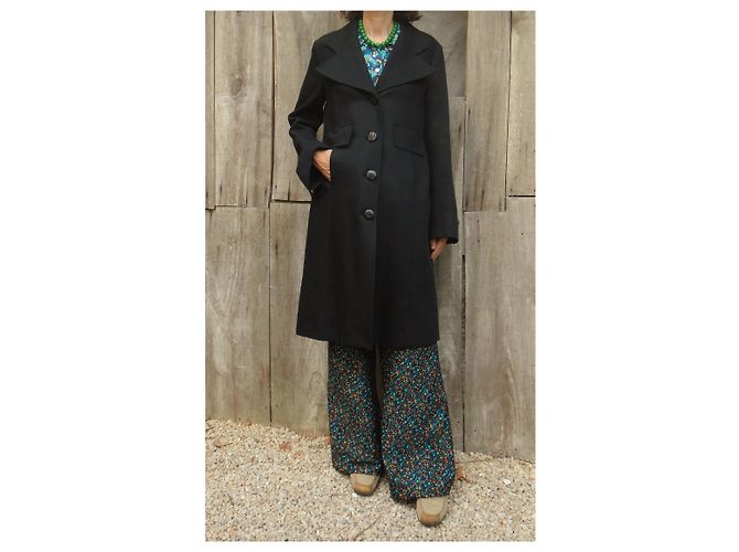 Abrigo Claudie Pierlot t 3 Negro - vista 7