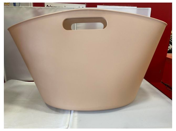 Borsa tote Gucci in gomma rosa - vista 3