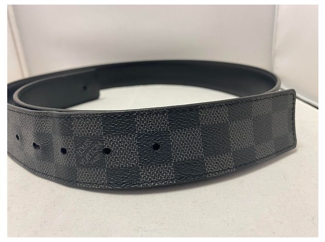 Louis Vuitton Initial Gürtel schwarz Leder Wendeformat - Ansicht 3