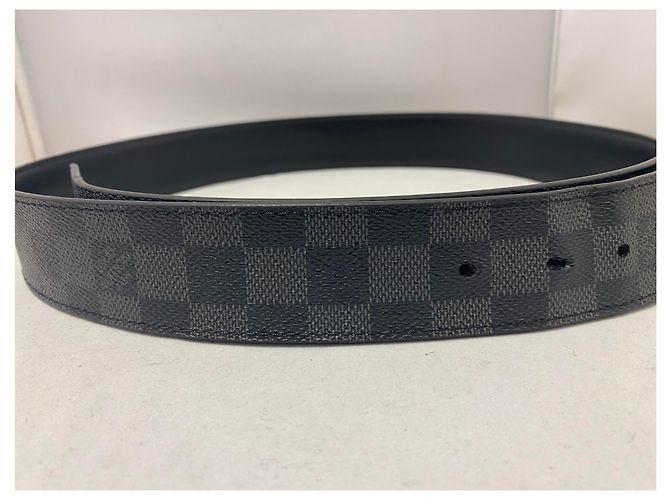 Louis Vuitton Initial Gürtel schwarz Leder Wendeformat - Ansicht 4