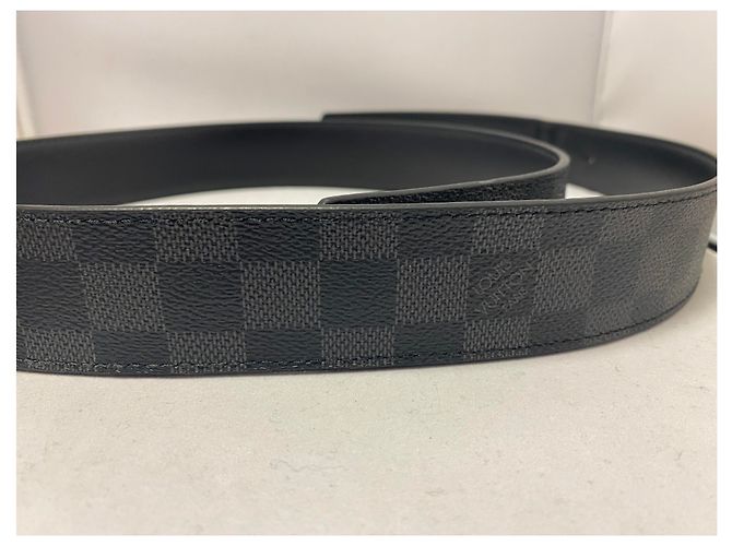 Louis Vuitton Initial Gürtel schwarz Leder Wendeformat - Ansicht 6
