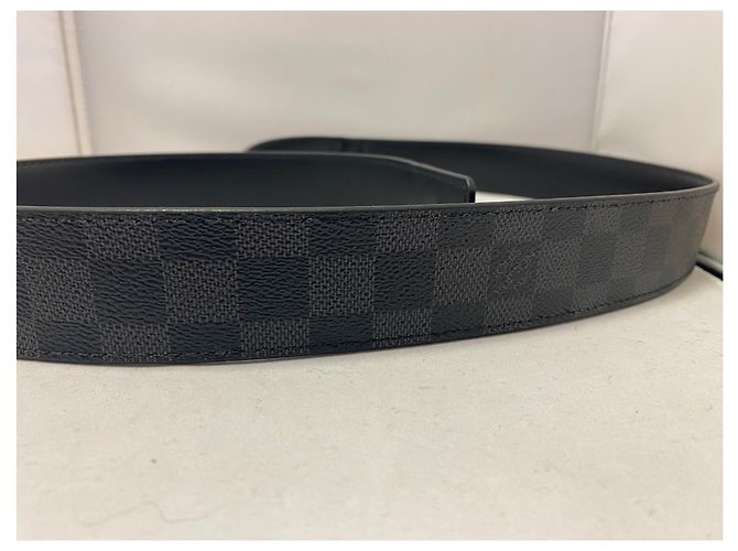 Louis Vuitton Initial Gürtel schwarz Leder Wendeformat - Ansicht 7