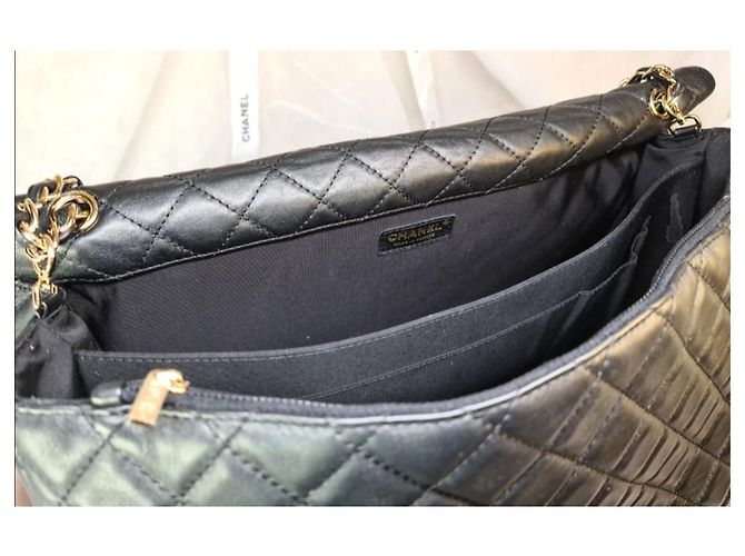 Timeless Borsa classica con patta da viaggio XXL Chanel Nero - vista 6