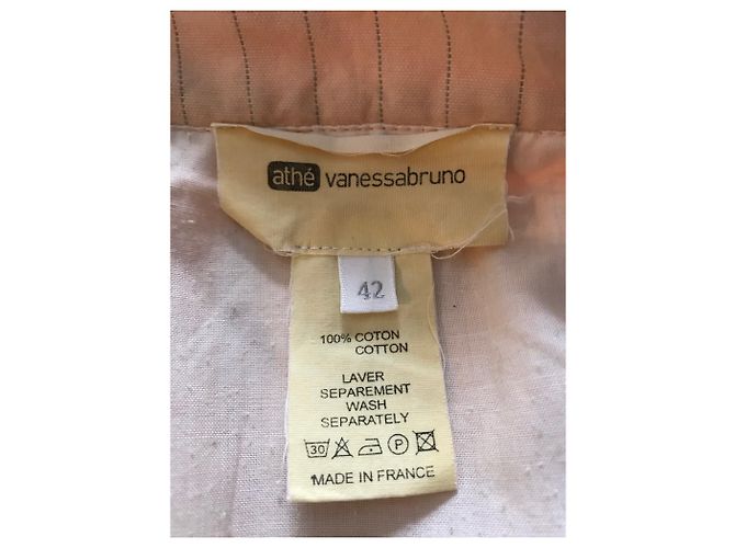 Giacca Vanessa Bruno Athe in cotone rosa - vista 5