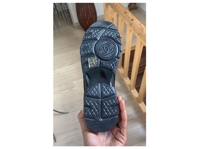 Chanel sneakers full black Nero - vista 2