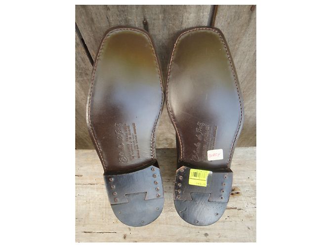 Autre Marque Nova condição dos sapatos com fivela Charles de batz Castanho escuro - vista 8