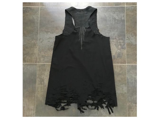 Autre Marque Marcelo Burlon Schwarzes Top aus Polyester - Ansicht 3