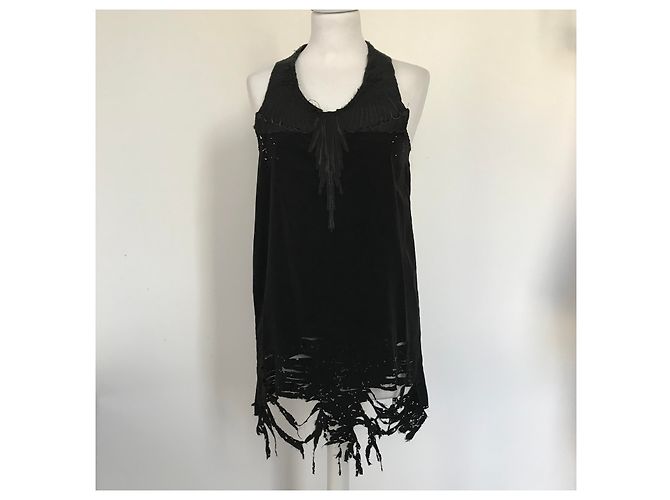 Autre Marque Marcelo Burlon Schwarzes Top aus Polyester - Ansicht 5