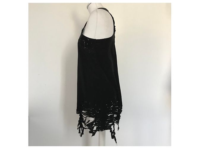 Autre Marque Marcelo Burlon Schwarzes Top aus Polyester - Ansicht 6