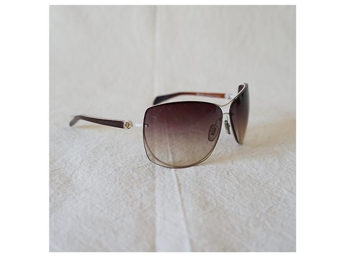 Gafas de sol extragrandes Alexander McQueen marrón degradado Multicolor - vista 3