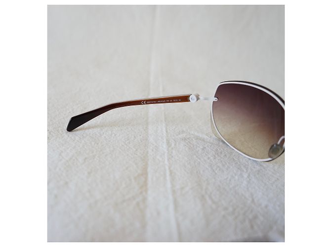 Gafas de sol extragrandes Alexander McQueen marrón degradado Multicolor - vista 4