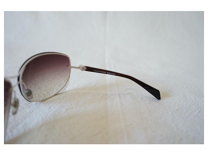 Gafas de sol extragrandes Alexander McQueen marrón degradado Multicolor - vista 5