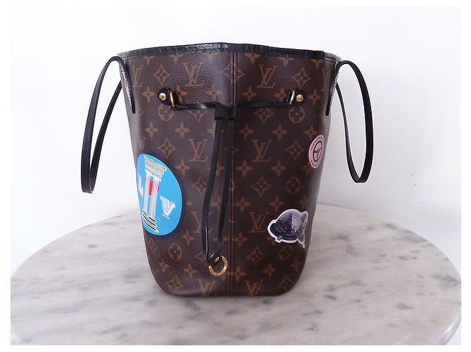 Borsa in edizione limitata LOUIS VUITTON Neverfull World Tour Multicolore - vista 4