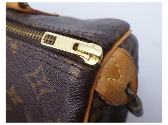 Louis Vuitton Speedy 30 Marrone - vista 4