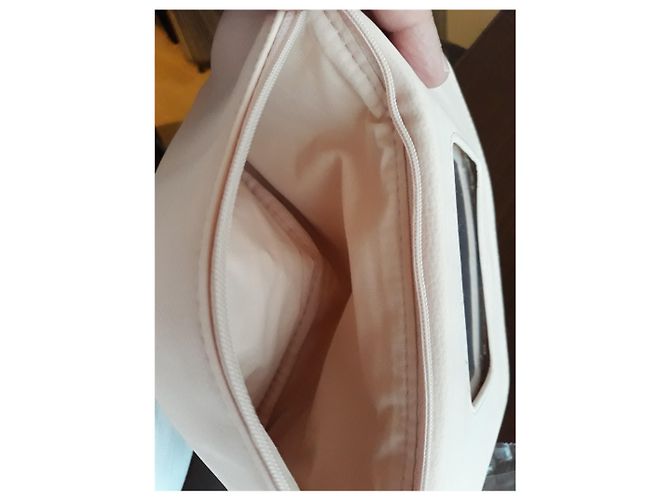 Jean Paul Gaultier Clutch Bag Pink Iridescent Leatherette - view 5