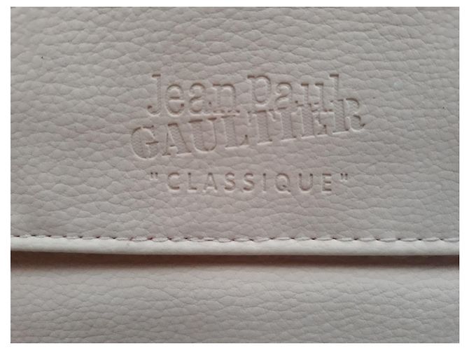 Jean Paul Gaultier Clutch Bag Pink Iridescent Leatherette - view 6