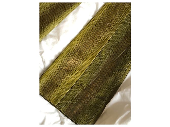 Christian Dior Dior Parade Hose A / H. 2001 Olivgrün - Ansicht 6