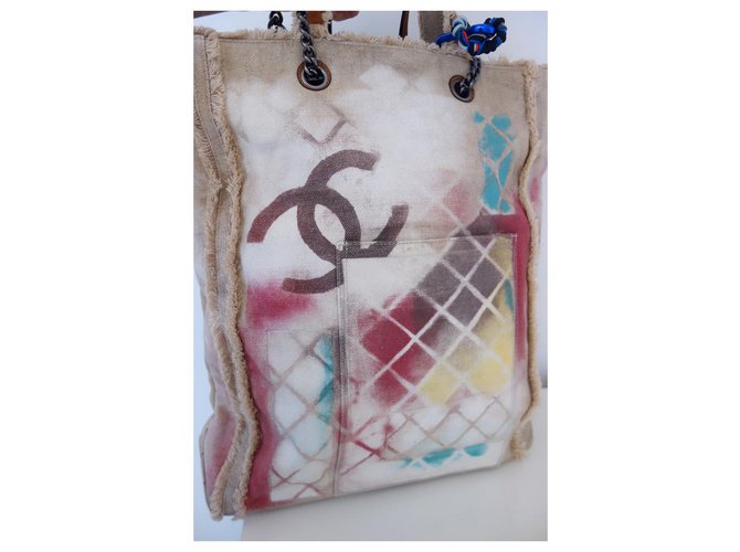 BORSA CHANEL GRAFFITI Multicolore - vista 10