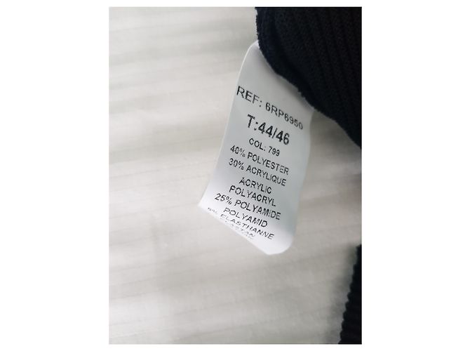 Rodier Stretchkleid im Alaïa-Stil Schwarz - Ansicht 4