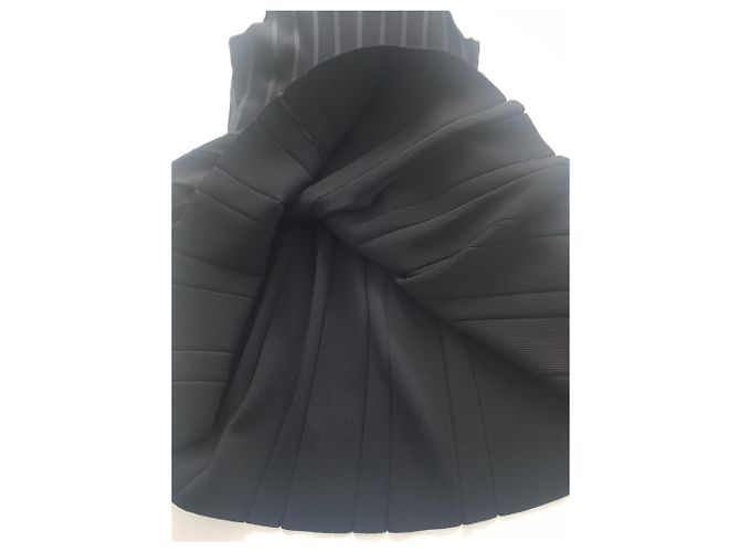 Rodier Stretchkleid im Alaïa-Stil Schwarz - Ansicht 7
