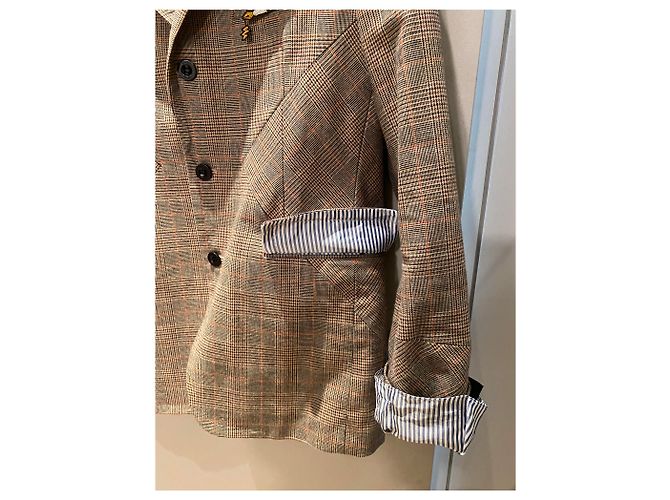 Chaqueta Sacai Avellana de Algodón - vista 10