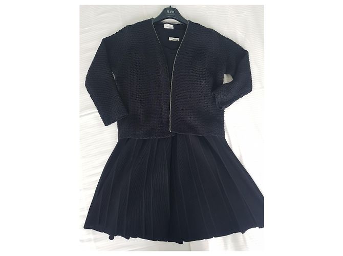 Rodier Strickjacke aus schwarzer Baumwolle - Ansicht 10