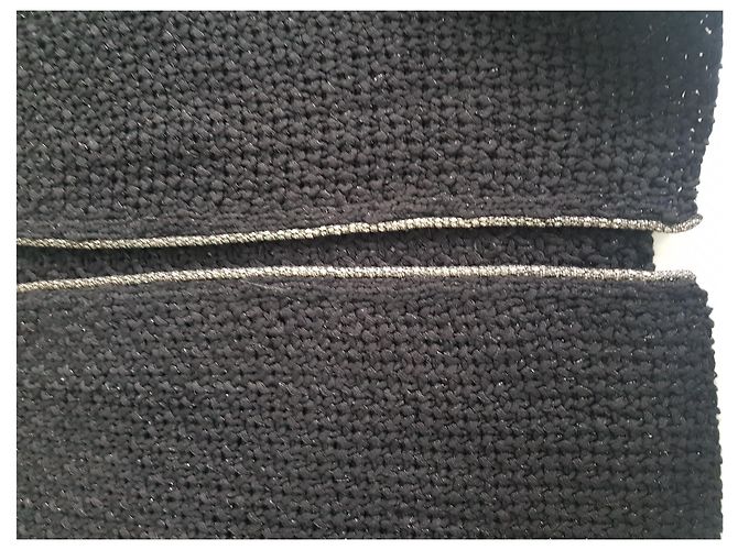Rodier Strickjacke aus schwarzer Baumwolle - Ansicht 3