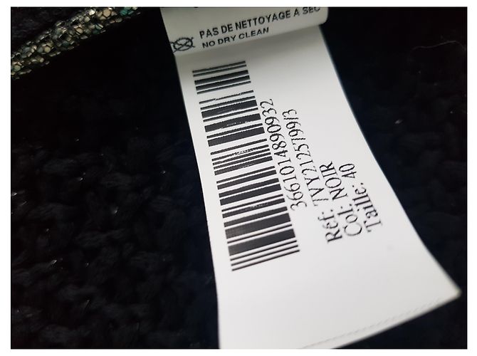Rodier Strickjacke aus schwarzer Baumwolle - Ansicht 4